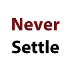 Never Settle Quotes icon