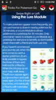 برنامه‌نما Tricks Guide for Pokemon Go عکس از صفحه