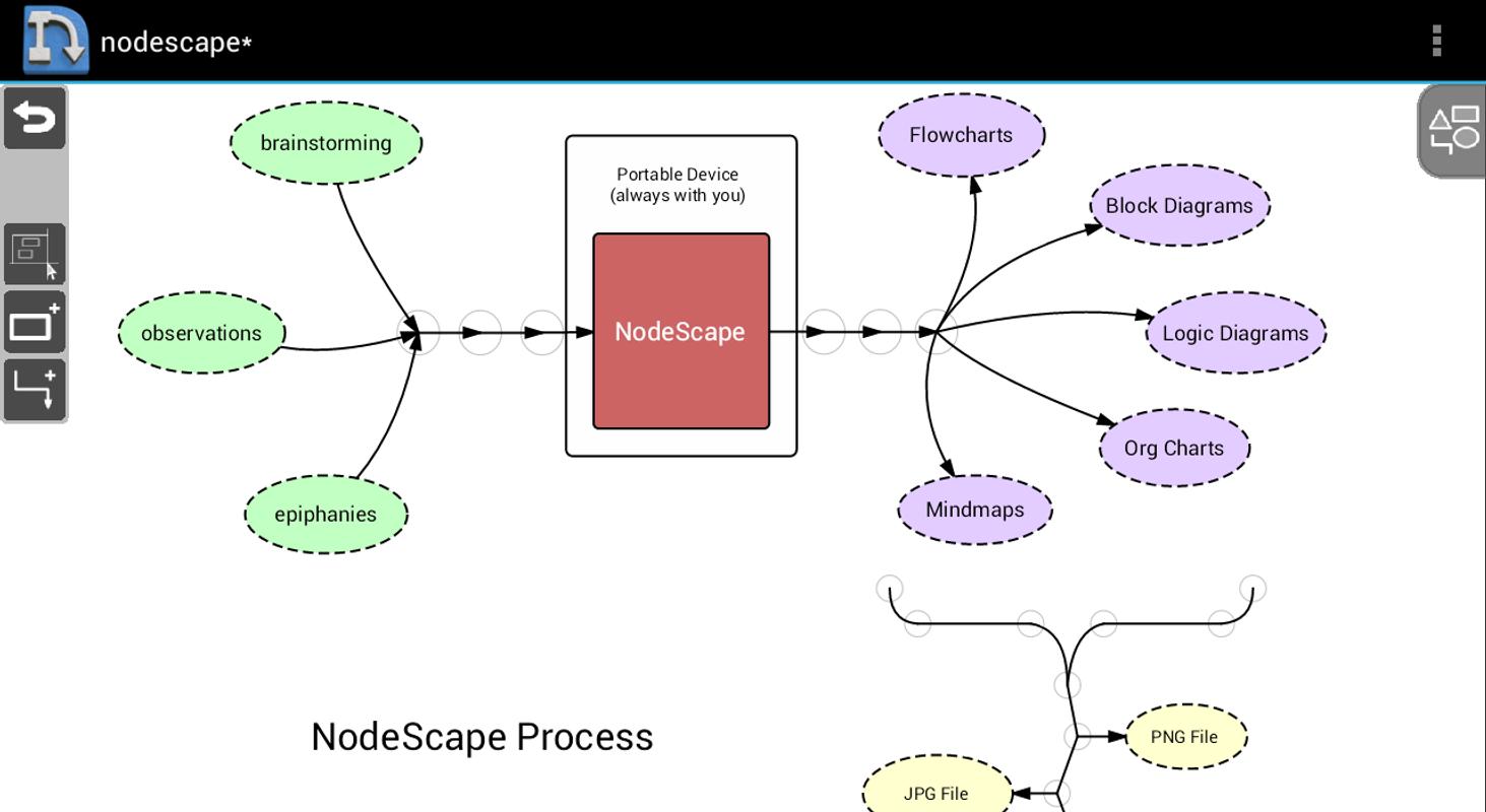 ... NodeScape Free - Diagram Tool apk screenshot
