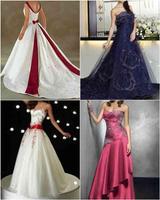 Colorful Wedding Dress Design syot layar 1