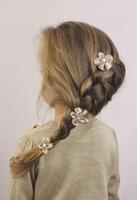 Easy Little Girl Hairstyle Affiche