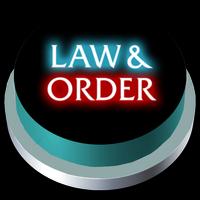 Law and Order Button Affiche