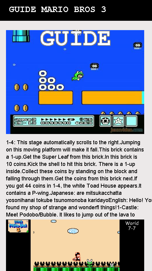 Download Super Mario Bros 1-3 for Android - MajorGeeks