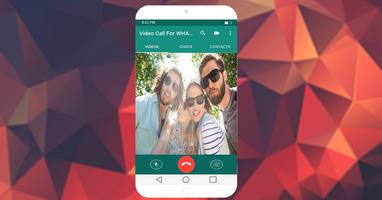 Video calling chat for whatapp Affiche