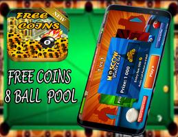 Cheats : 8 Ball Pool Coins - coins and cash prank Affiche