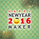New Year Greetings Card Maker icône