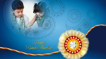 Rakhi photo frame poster