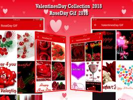 GIF Rose Day & Valentines Day 2018 Affiche