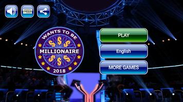 برنامه‌نما New Millionaire 2018 - Trivia Quiz Game عکس از صفحه