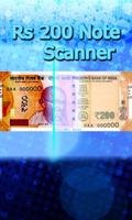 Currency Scanner for new Rs 200 Note scanner Prank Poster