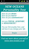 VAK Personality Test Plakat