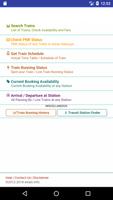 Railinfo - indian railway enquiry screenshot 1