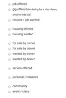 Classifieds,jobs by craigslist sell and buy app capture d'écran 1