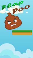 Angry Poo Flap الملصق