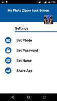 My Photo Zipper Lock Screen capture d'écran 1
