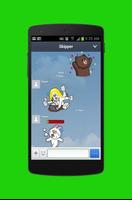 Frее Line Messenger App tips captura de pantalla 2