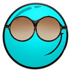 New Blue Ball 5 groovy icône
