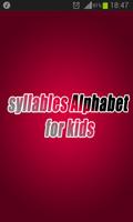 syllables Alphabet for kids পোস্টার