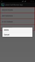 Latest Call Blocker App স্ক্রিনশট 2