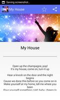 Flo Rida My House - Lyrics ポスター