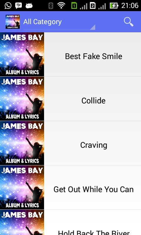 James Bay Let It Go Lyrics For Android Apk Download