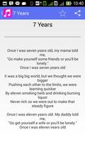 Lukas Graham 7 Years - Lyrics Affiche