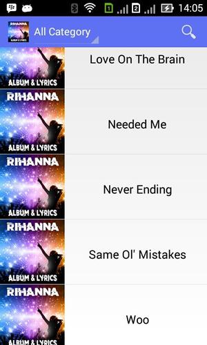 Rihanna Needed Me Lyrics For Android Apk Download
