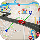 GPS Navigation GPS Route Finder : GPS Tracker maps icône