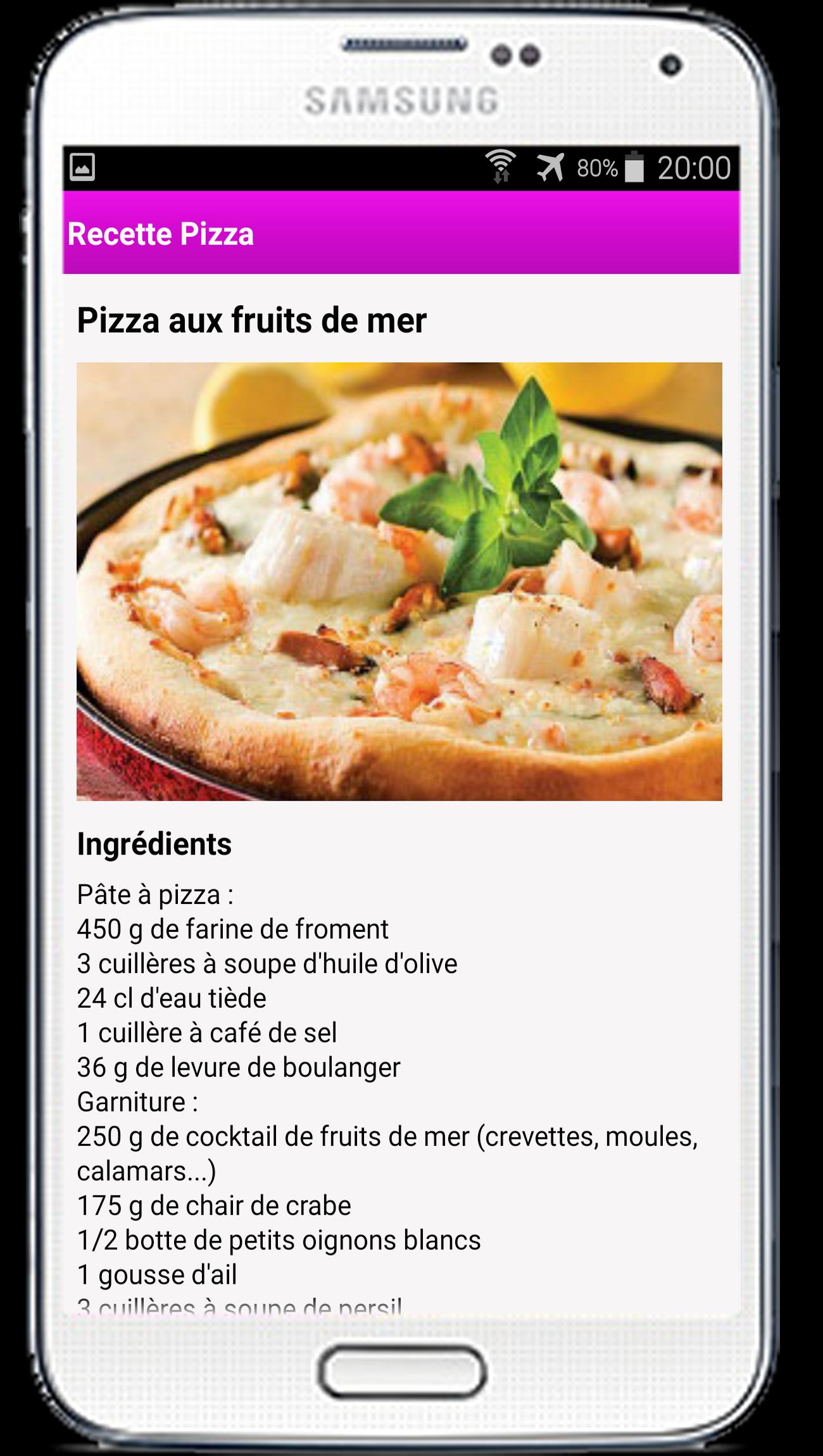 Recette Pizza Maison Facile Et Rapide For Android Apk Download