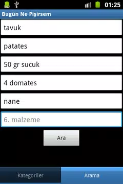 Screenshot 2 for Bugün Ne Pişirsem?
