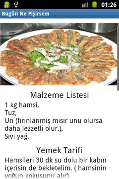 Screenshot 3 for Bugün Ne Pişirsem?