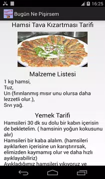 Screenshot 10 for Bugün Ne Pişirsem?