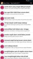 buku Pintar - Tips Cantik 2017 截图 2