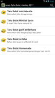 resep Tahu Bulat  mantap 2017 screenshot 2