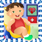 New born Baby Maternity Doctor أيقونة