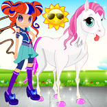 Little Pony & Equestrian Girl