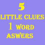 5 Little Clues 1 Word Answers آئیکن