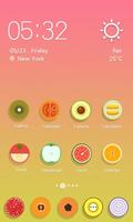 Fresh Fruits  - Solo Launcher Theme پوسٹر