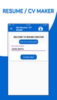 Resume PDF maker-CV maker with templates الملصق