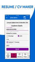 Resume PDF maker-CV maker with templates تصوير الشاشة 1
