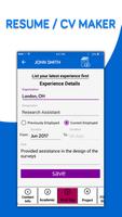 Resume PDF maker-CV maker with templates تصوير الشاشة 2