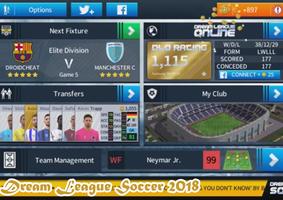 Dream League Soccer 2018 Tips ảnh chụp màn hình 3