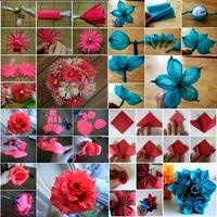 برنامه‌نما Paper flower craft عکس از صفحه