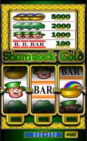 Shamrock Gold slot machine Plakat