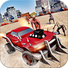 Road zombies smashing car killing games icon