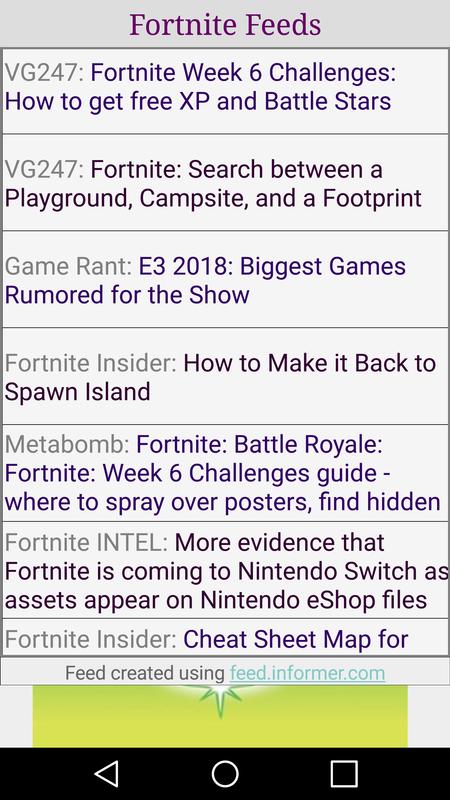 fortnite feeds الملصق - fortnite insider cheat sheet