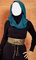 Hijab Women Fashion Photo Frame: Hijab Women Suit постер