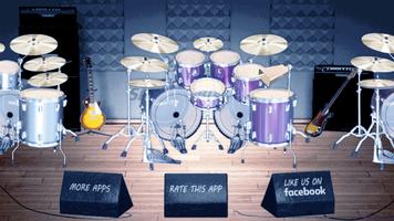 Simple Drum Kit Rock - Drum Beats Affiche