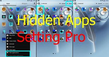 Hidden Apps Setting Pro Free (Prank) capture d'écran 3