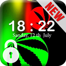 Marijuana Ganja Neon Lock aplikacja